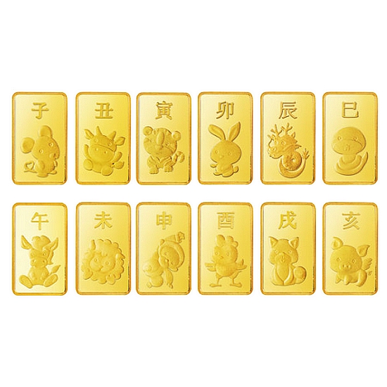 한국금거래소  12지 골드바 모음 3.75g