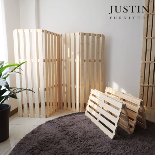 저스틴퍼니처 지그재그 접이식 원목 매트리스 깔판 MMS