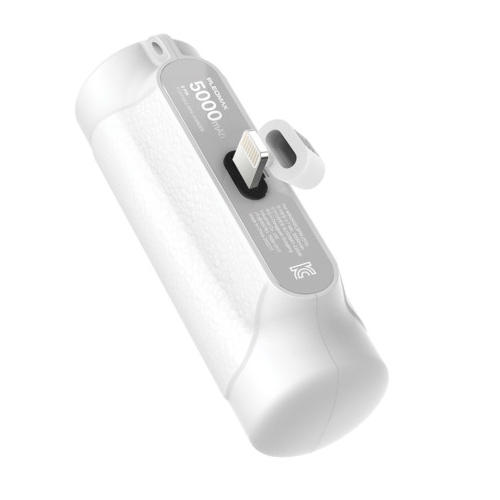 플레오맥스  미니 일체형 라이트닝8핀 도킹형 보조배터리 PM-MINI5000-8PIN 5000mAh