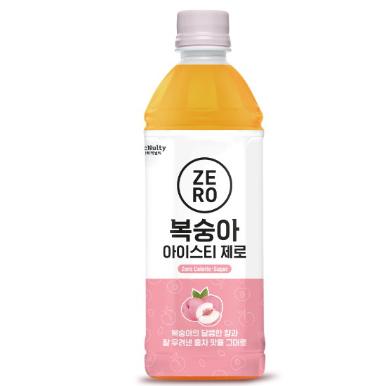 맥널티 복숭아 아이스티 제로 500ml