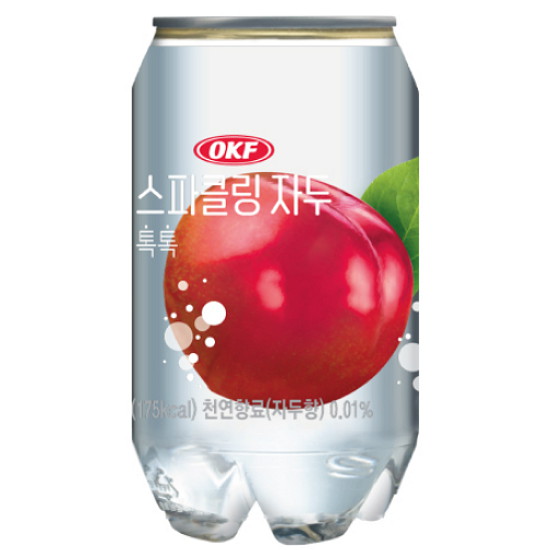  오케이에프 스파클링 자두 톡톡 350ml [24개]