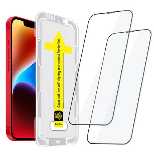 비스비  아이폰14 가이드툴 풀커버 강화유리 보호필름