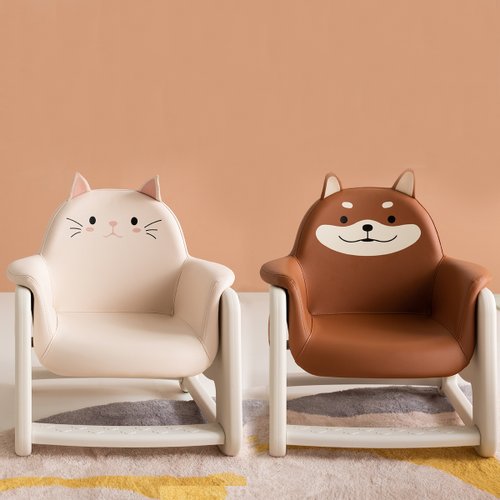 리바트  뚜뚜 높이조절 시바 냥이 아이 의자