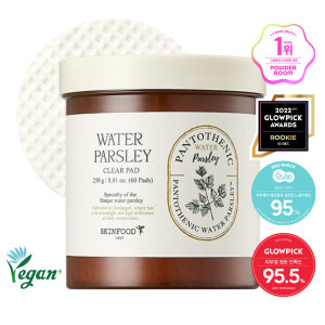 스킨푸드 판토테닉 워터 파슬리 클리어 패드 60매