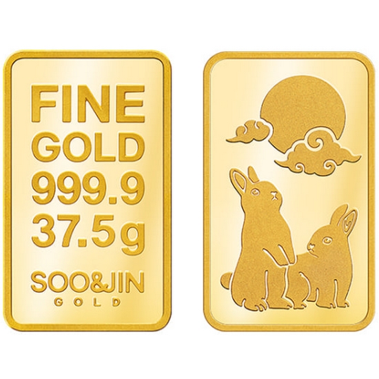 수앤진골드  토끼 골드바 37.5g