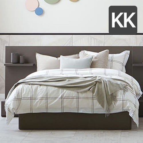 시몬스 D2178A 침대 KK 레귤러 타입+협탁2개