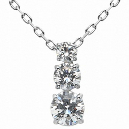 스와로브스키  Attract Trilogy Round 목걸이_5414970