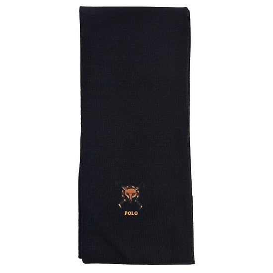 폴로랄프로렌 자수 리브 니트 머플러_PC1046-001