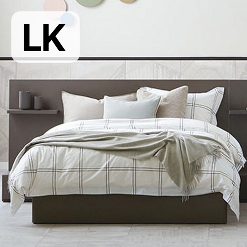 시몬스 D2178A 침대 LK 레귤러 타입+협탁2개