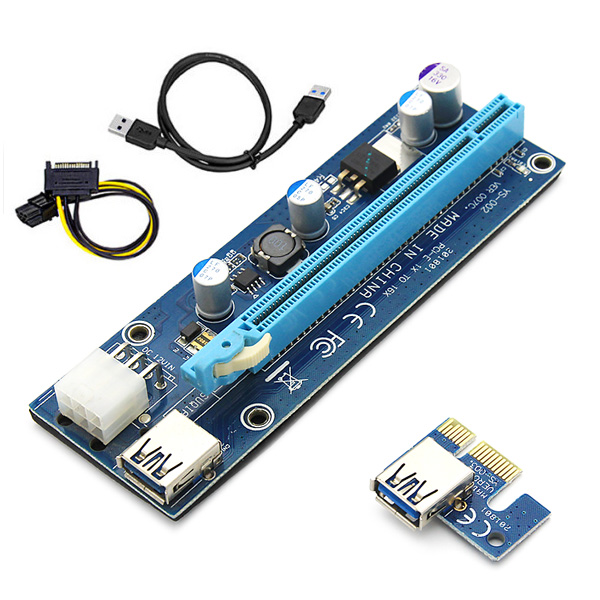 AONE  BTC PCI-E 1x to 16x 라이져카드