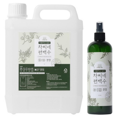 차씨네 보성다원 편백수 4L + 500ml