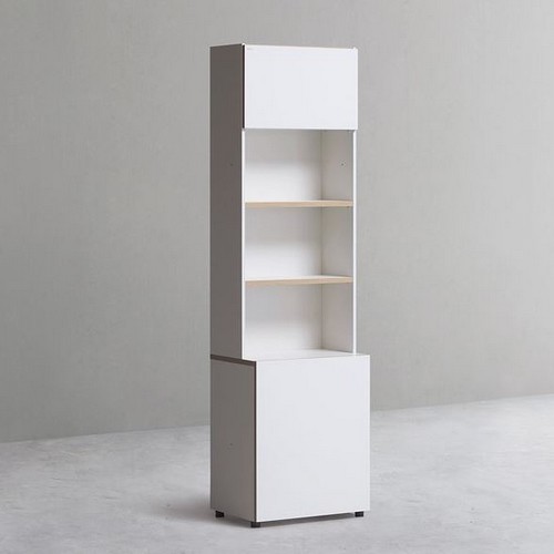 데스커 DSCC466SS 깊은 수납형 상하부도어형 6단 책장 600