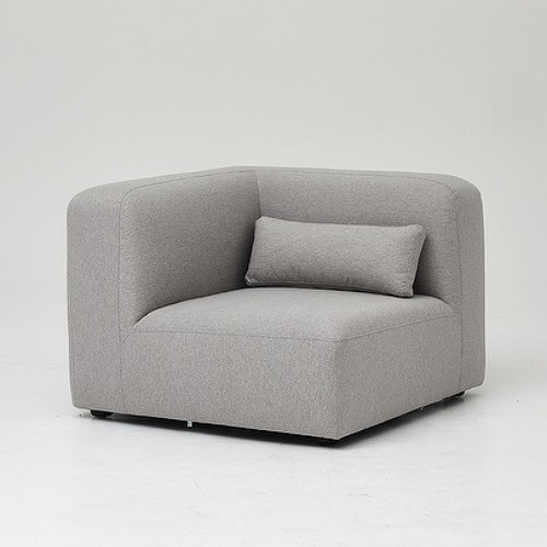 한샘 모아 코너형 모듈형 패브릭 소파 1인용