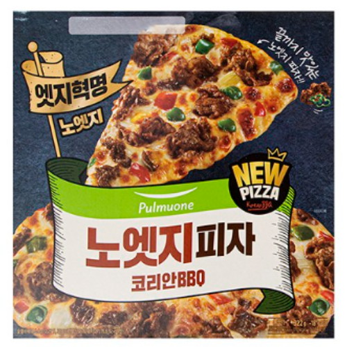 풀무원  노엣지 피자 코리안 BBQ 322g