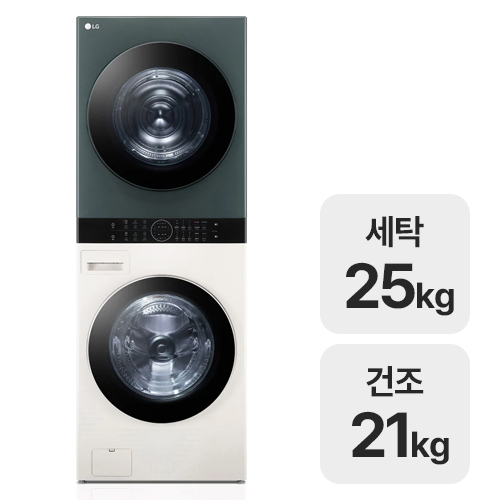LG전자 트롬 오브제컬렉션 워시타워 W21EGZ