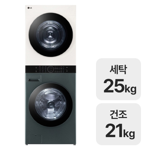 LG전자 트롬 오브제컬렉션 워시타워 W21GEZ