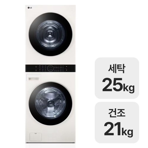 LG전자 트롬 오브제컬렉션 워시타워 W21EEZ