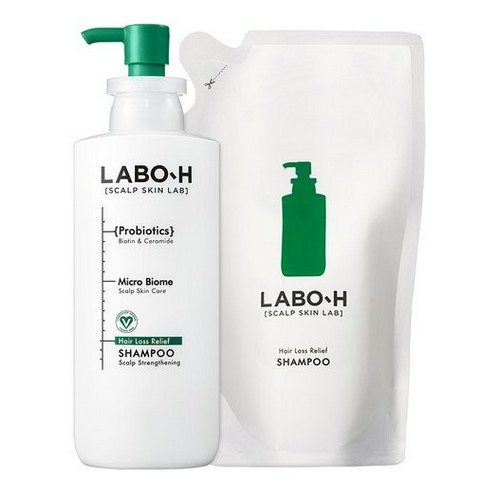 라보에이치 두피강화 샴푸 400ml+리필 400ml