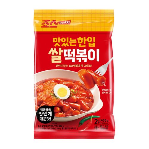 죠스떡볶이 맛있는한입 쌀떡볶이 450g [1개] - 에누리 가격비교