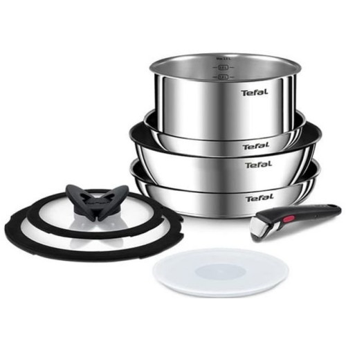 테팔  매직핸즈 화이트골드에디션 8종 (팬22,26+볶음팬26+편수20+뚜껑+손잡이)