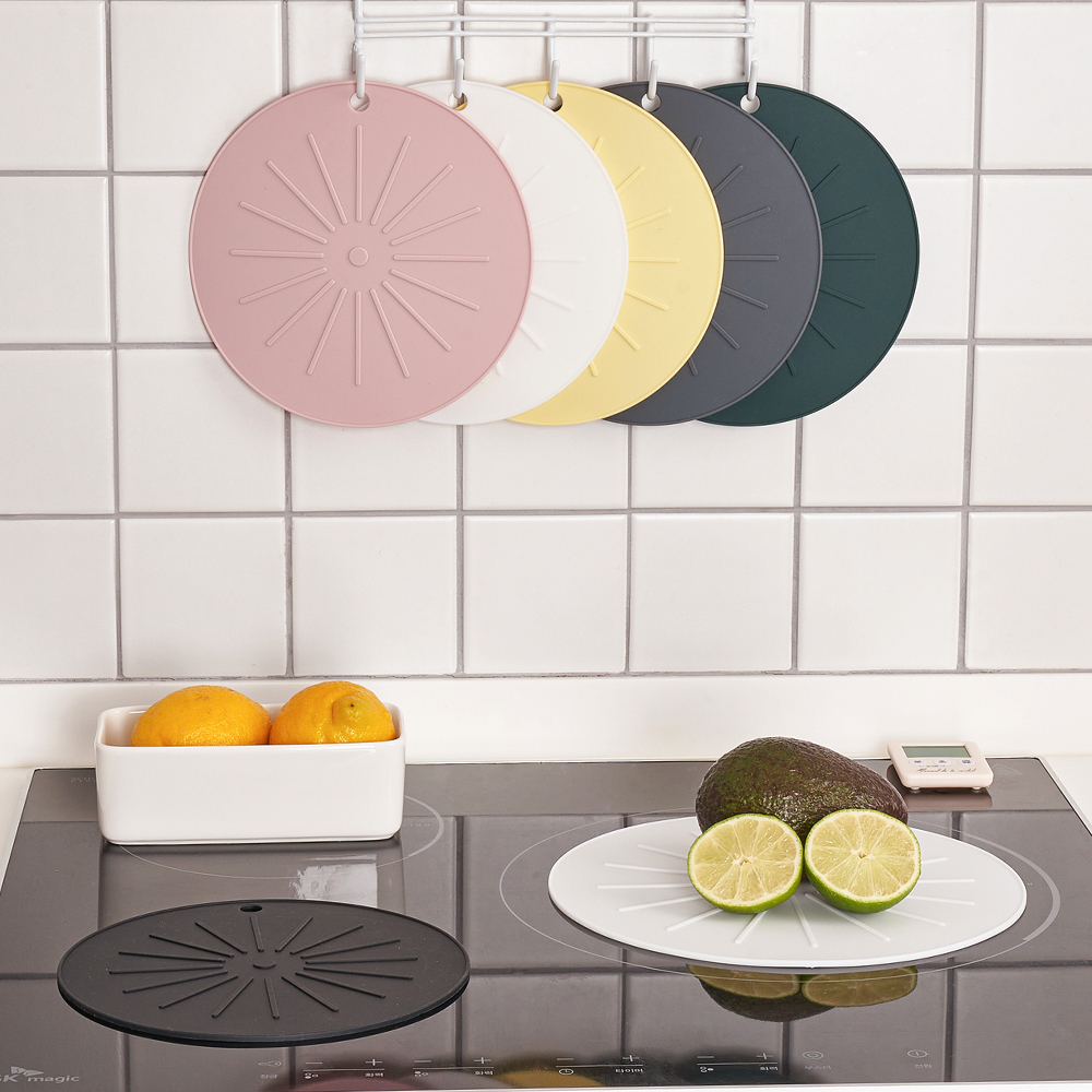 리빙안 실리콘 인덕션 보호매트 2종세트 (소+대)