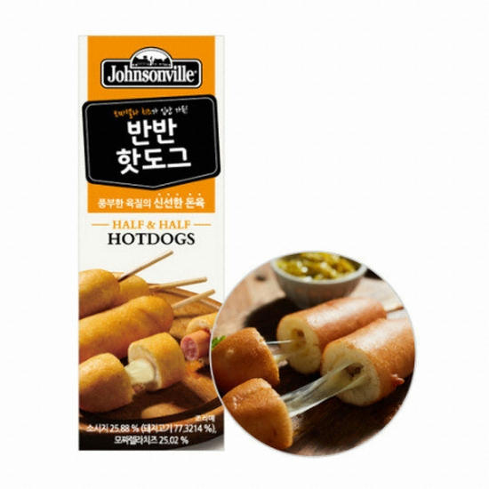 쟌슨빌  반반 핫도그 80g