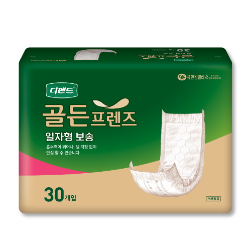디펜드 골든프렌즈 일자형 보송 30개