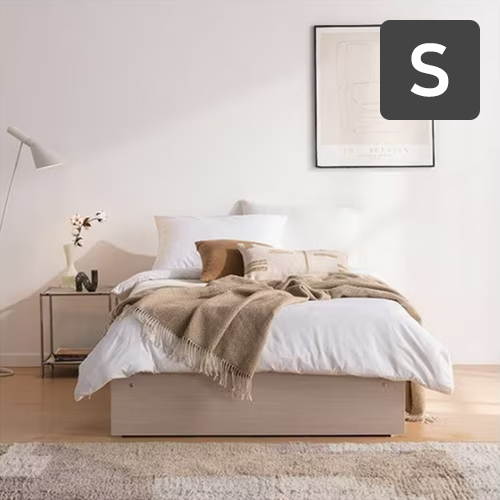 삼익가구 스탠다드 빅서랍 2단 수납 침대 S