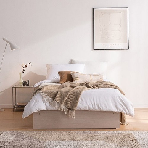 삼익가구 스탠다드 빅서랍 2단 수납 침대 S