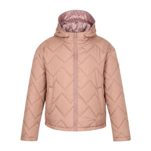 크리스패션 팬텀 여성 지그재그 퀼팅 후드 패딩 점퍼 (221B3JP255_PK)