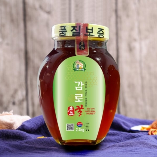 소백산꿀아저씨 천연 감로 벌꿀 2.4kg