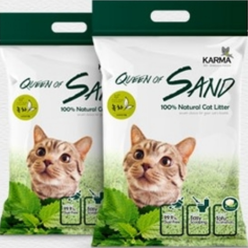 카르마 퀸오브샌드 두부모래 녹차 3kg