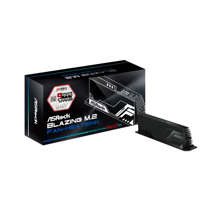 ASRock  Blazing M.2 Gen5 Fan-Heatsink Type-2