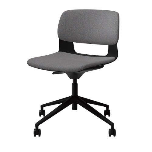 시디즈  버튼 블랙 바퀴 높이조절형 책상 의자