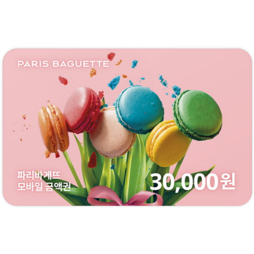 파리바게뜨 모바일 금액권