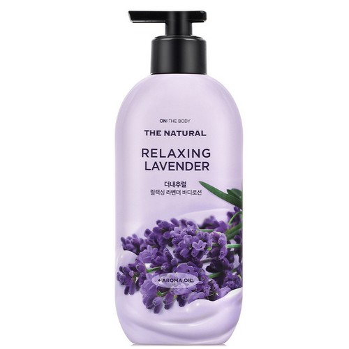 온더바디 더 내추럴 바디로션 릴렉싱 라벤더 400ml