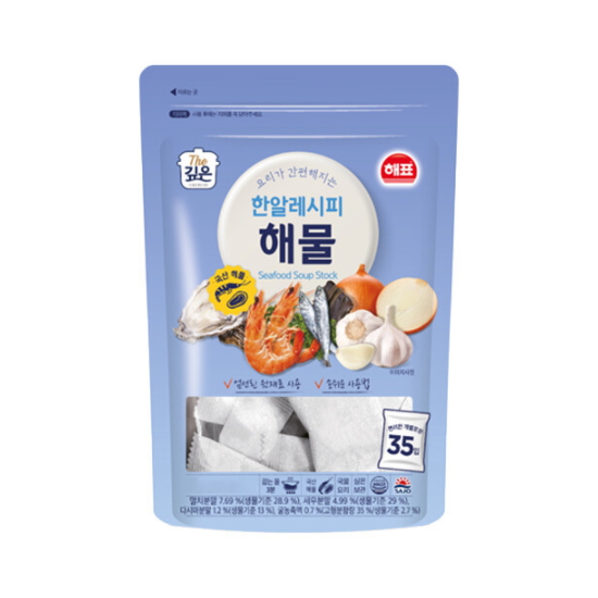 해표 한알레시피 해물 140g(4gx35입)