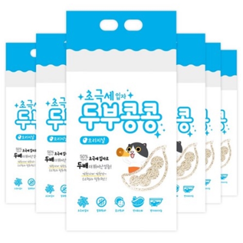  아로펫 두부콩콩 초극세입자 오리지날 7L [6개]