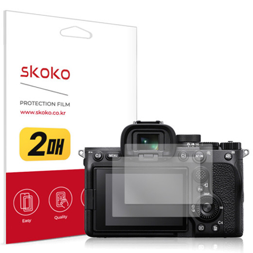 스코코  SONY A7 IV용 슬립 올레포빅 액정보호필름
