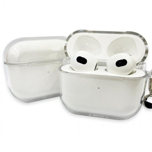 에바다  에어팟3 일체형 하드 투명 크리스탈 케이스