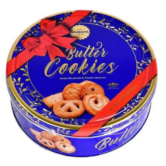 댄케이크 버터쿠키 레드리본 틴케이스 454g