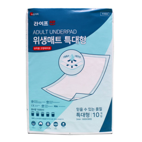 라온아띠 라이프업 위생깔개매트 특대형 10개