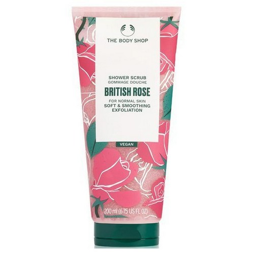 더바디샵 브리티쉬 로즈 샤워 스크럽 200ml