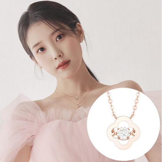 제이에스티나  CLOVIA MIOELLO 14K 목걸이_JJCLNQ3BS150R4420