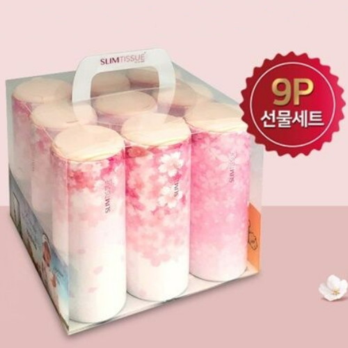 조인트크리에이티브 슬림티슈 벚꽃 에디션 60매 (9입)