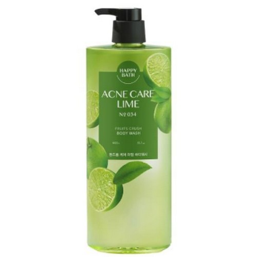 해피바스 프루츠 크러시 바디워시 아크네케어 라임 900g