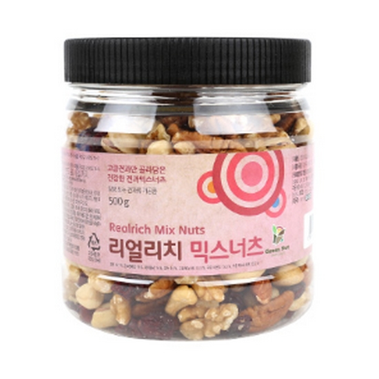 동우농산 그린너트 리얼리치 믹스넛 500g [1개] - 에누리 가격비교
