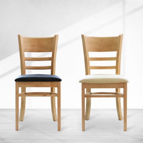 모리프  케빈 원목 식탁의자