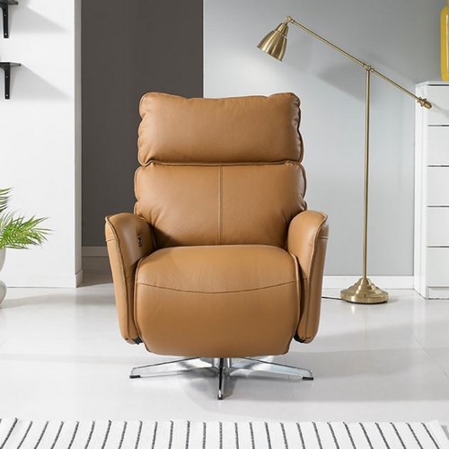 오스본가구 알리 천연가죽 리클라이너 1인용