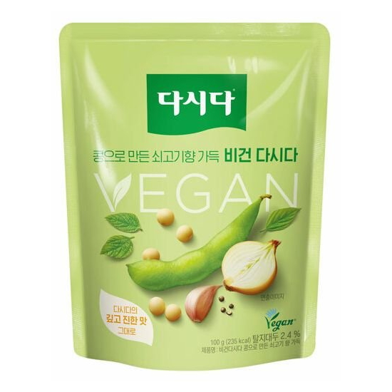 백설 비건다시다 콩으로 만든 쇠고기향 가득 100g
